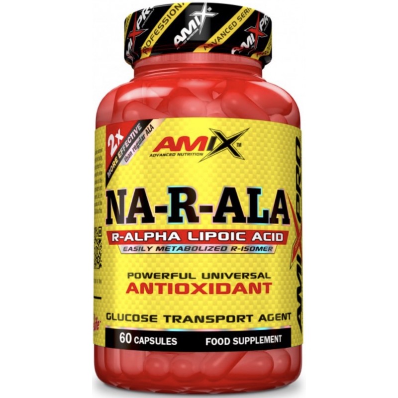 Amix Nutrition Na-R-Alpha Lipoic Acid 100 mg 60 kapslit